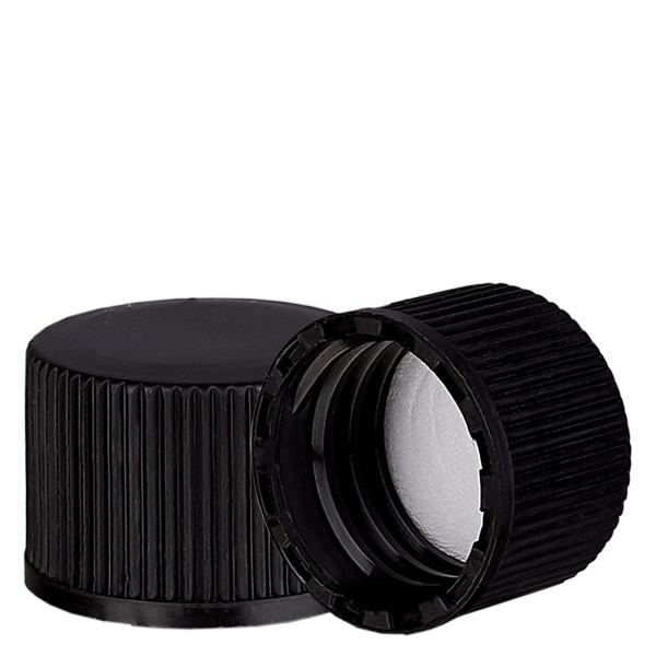 Schraubverschluss schwarz mit PE Einlage