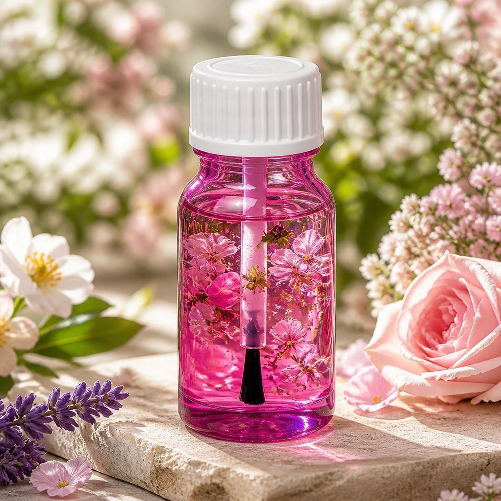 10ml Pinselflasche weiss Standard PurpleLine UT18/10 Kompakte 10ml Pinselflasche weiss STD PurpleLine UT18/10 perfekt für DIY Kosmetik Herstellung