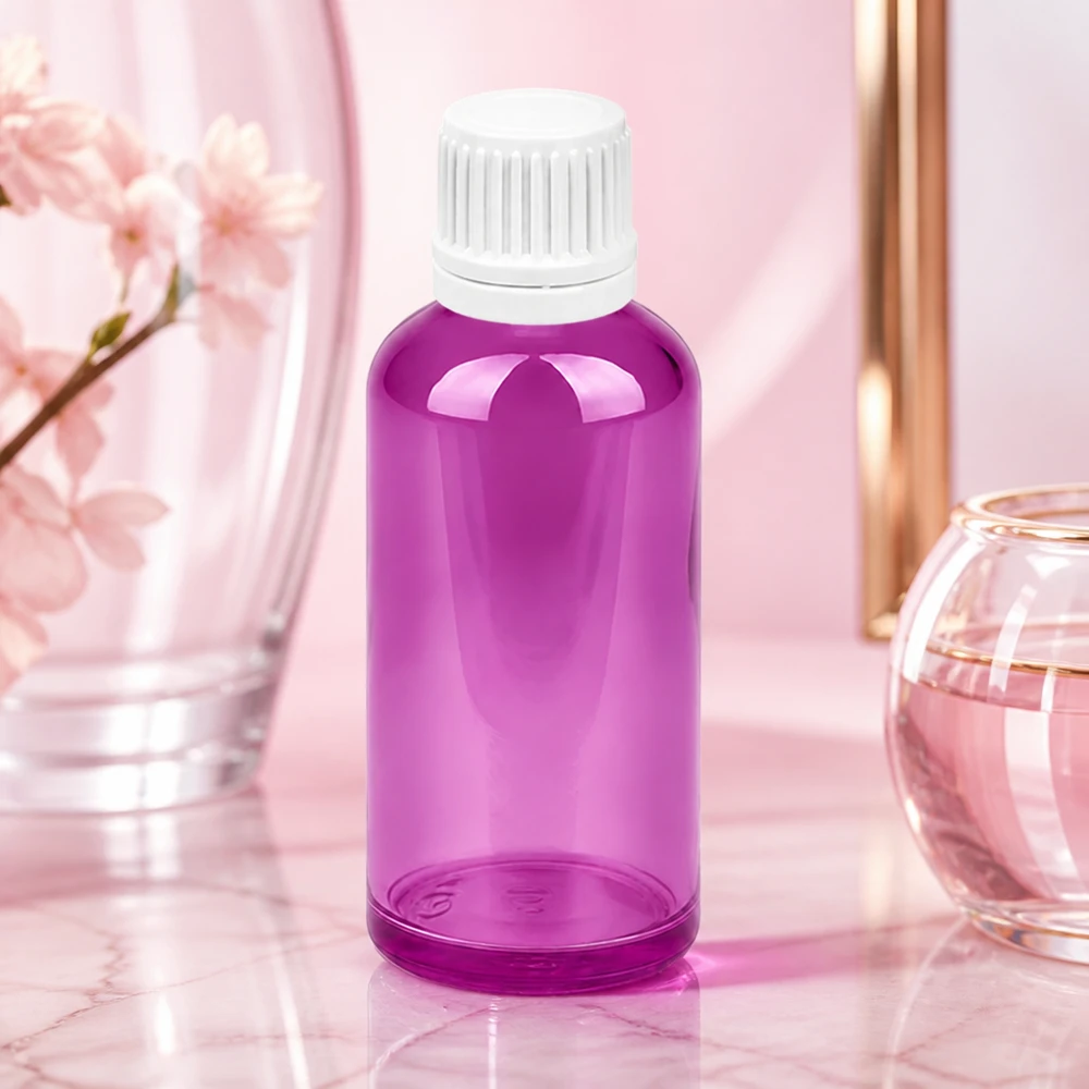 50ml Tropfflasche 0.7mm weiss Originalität Schraubverschlusserschluss PurpleLine UT18/50 Hochwertige 50ml Violett-Flasche mit ergonomischem Design für einfache Handhabung und Dosierung