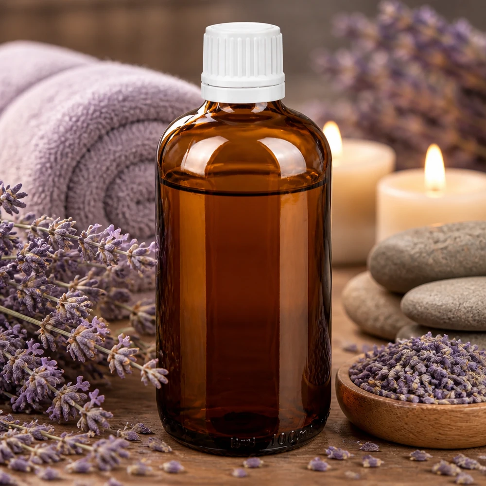 Apothekerflasche 100ml Braunglas mit 0,7mm Pipette für ätherische Öle Aromatherapie Anwendung