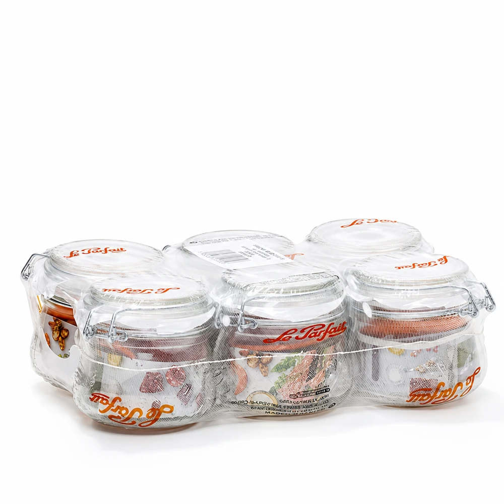 250ml Le Parfait Vorratsgläser mit Bügelverschluss im 6er Set transparent Einmachgläser Super Modell