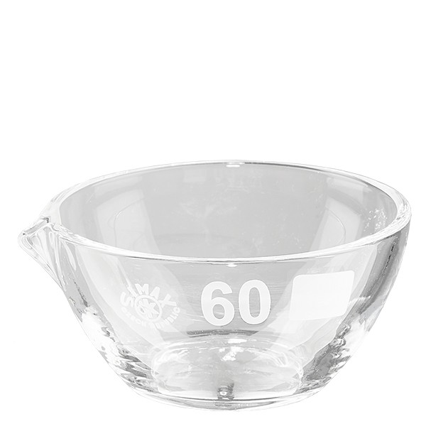 45ml Abdampfschale mit Ausguss Borosilikat ø60mm 45ml Abdampfschale mit Ausguss Borosilikat ø60mm