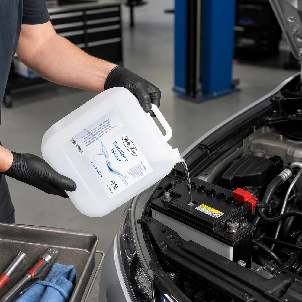 Destilliertes Wasser 5L Doktor-Klaus Hochreines destilliertes Wasser 5 Liter Doktor-Klaus ideal für Batterien und technische Anwendungen