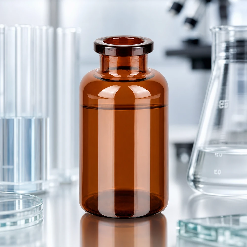 Injektionsflasche Braunglas 20ml Sterile Injektionsflasche Braunglas 20ml für Wirkstoffe und Injektionslösungen