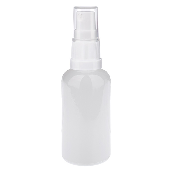 50ml Sprayflasche weiß/transparent Standardverschluss WhiteLine UT18/50