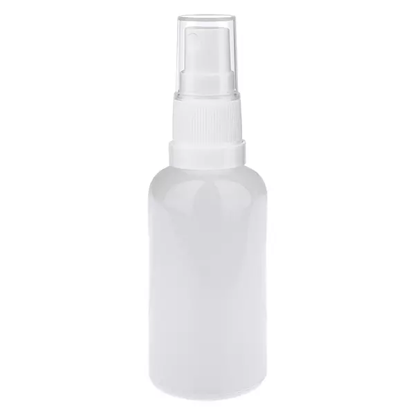 50ml Sprayflasche weiß/transparent Standardverschluss WhiteLine UT18/50 50ml Sprayflasche weiß/transparent Standardverschluss WhiteLine UT18/50