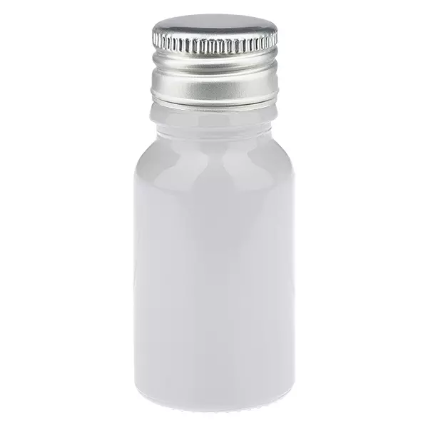 10ml Flasche 11mm Schraubverschluss Alu-Silber Standard WhiteLine UT18/10 10ml Flasche 11mm Schraubverschluss Alu-Silber Standard WhiteLine UT18/10