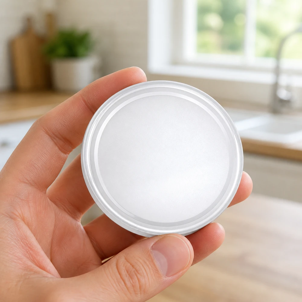 Weißer 100mm Konservendeckel BasicSeal TO100 UniTwist lebensmittelecht und sicher