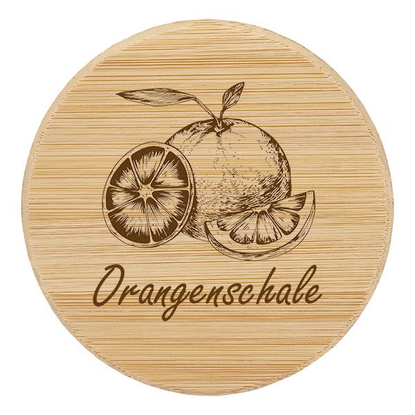 Holzdeckel "Orangenschalen" für WECK RR60