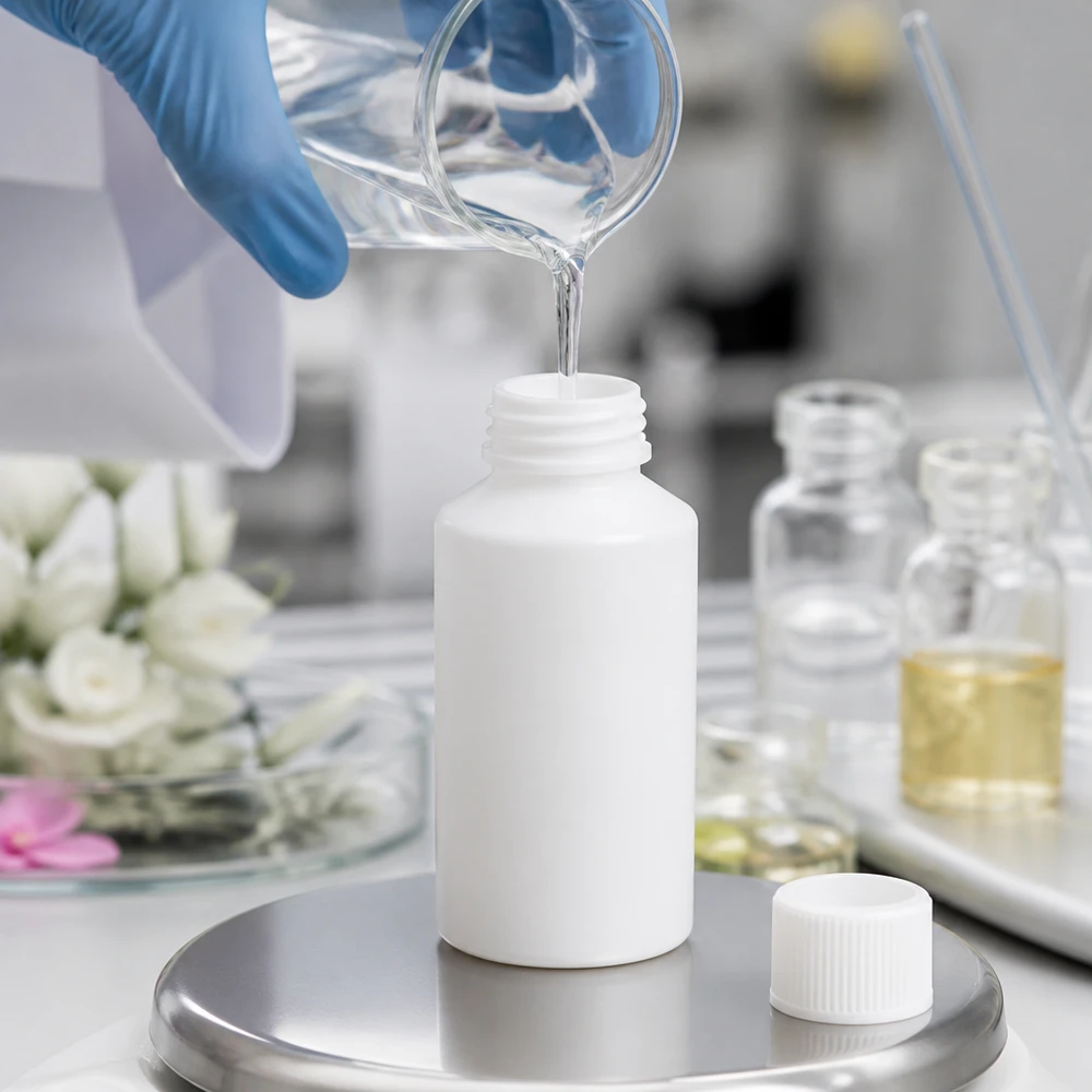 50ml HDPE Flasche in Weiß mit kindersicherem Verschluss für Apotheken und Pharmabetriebe