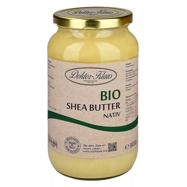 SHEA Butter nativ Bio 900g Doktor-Klaus noWaste SHEA Butter nativ Bio 900g Doktor-Klaus noWaste