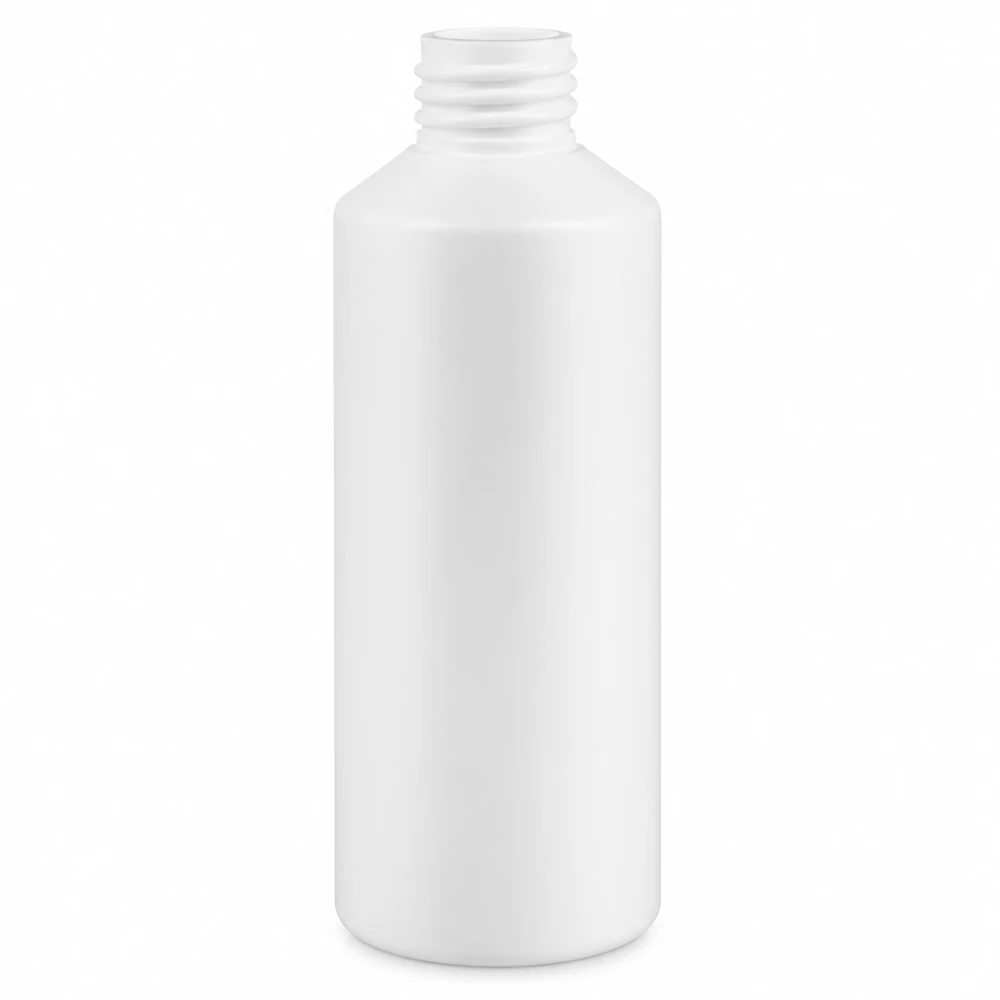 Weiße Medizinflasche aus HDPE Kunststoff 100ml für Apotheken und Labor