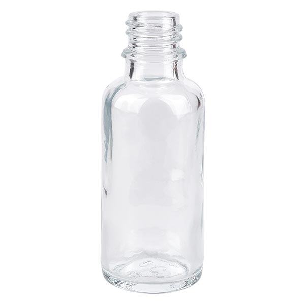 Klarglas Flasche 30ml DIN 18