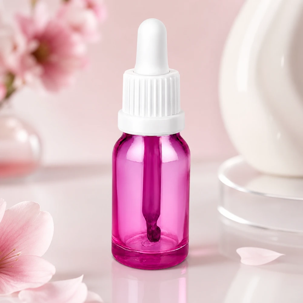 10ml Pipettenflasche weiss Originalität Schraubverschlusserschluss PurpleLine UT18/10 Handliche 10ml Pipettenflasche in Lila für aromatherapeutische Mischungen