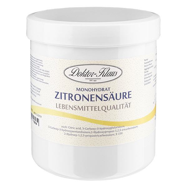 Zitronensäure 500g Doktor-Klaus