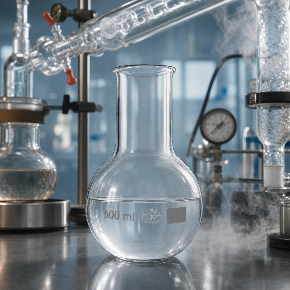 Stehkolben 500ml Weithals Destillierkolben 500ml mit elegantem Design für moderne Laborausstattung und Experimente