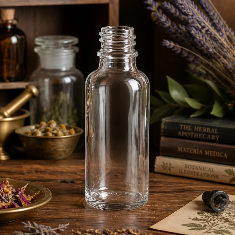 30ml ApoGlas Flasche mit breiter Öffnung für einfaches Befüllen und Dosieren