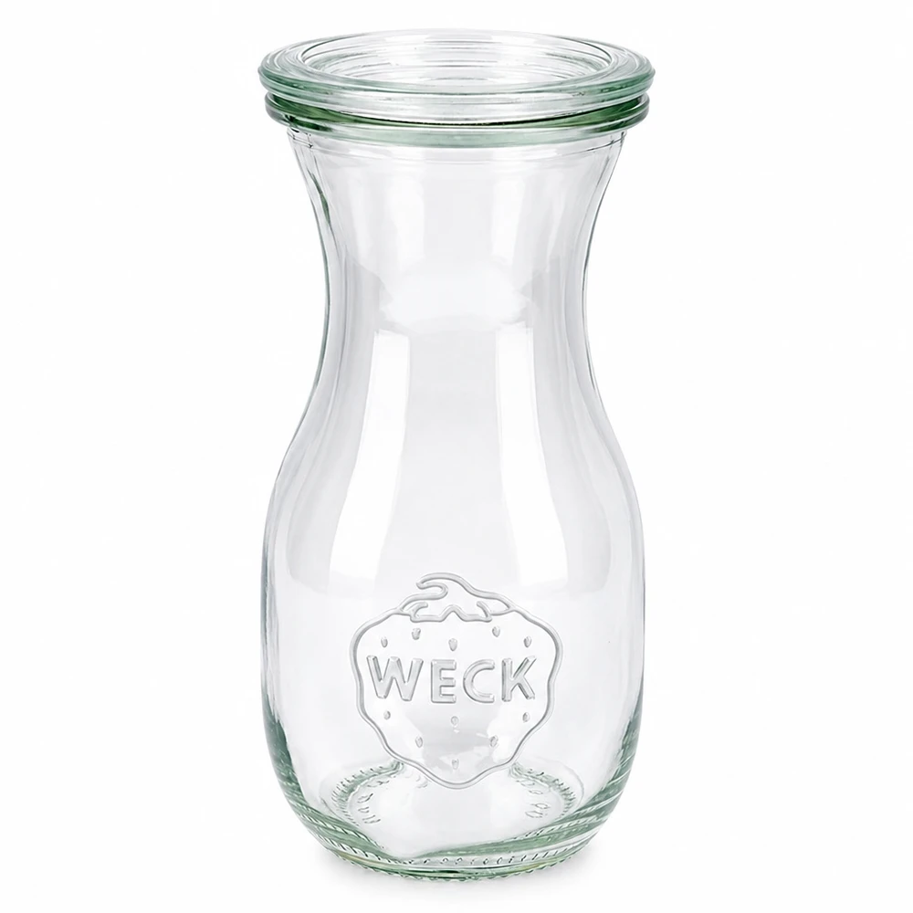 290ml Saftflasche mit Glasdeckel WECK RR60