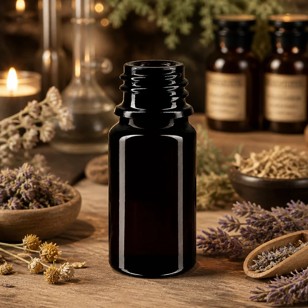 Nachhaltige Miron Violettglas Tropfflasche Orion 5ml für umweltbewusste Kosmetikaufbewahrung