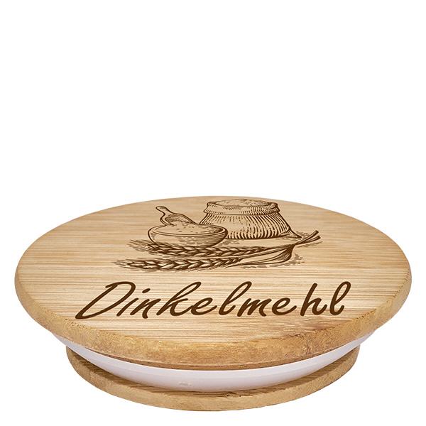 Holzdeckel "Dinkelmehl" für WECK RR100 Holzdeckel "Dinkelmehl" für WECK RR100