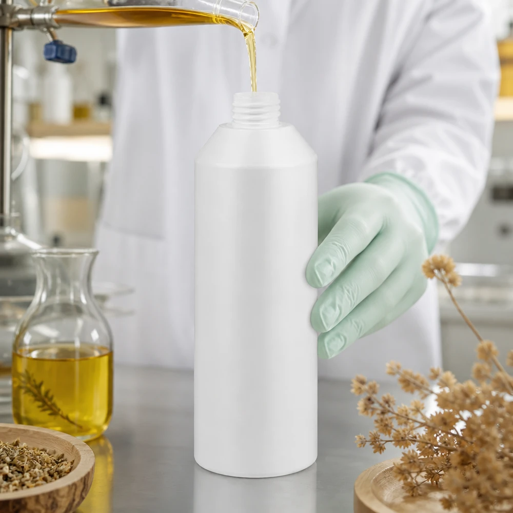 Apothekenflasche HDPE 250ml weiß, ohne Verschluss Pharmazeutische Vorratsflasche 250ml aus lebensmittelechtem HDPE Kunststoff weiß
