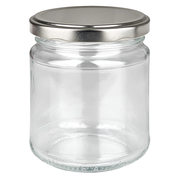 212ml Rundglas + BasicSeal Deckel silber TO63 UNiTWIST 212ml Rundglas + BasicSeal Deckel silber TO63 UNiTWIST