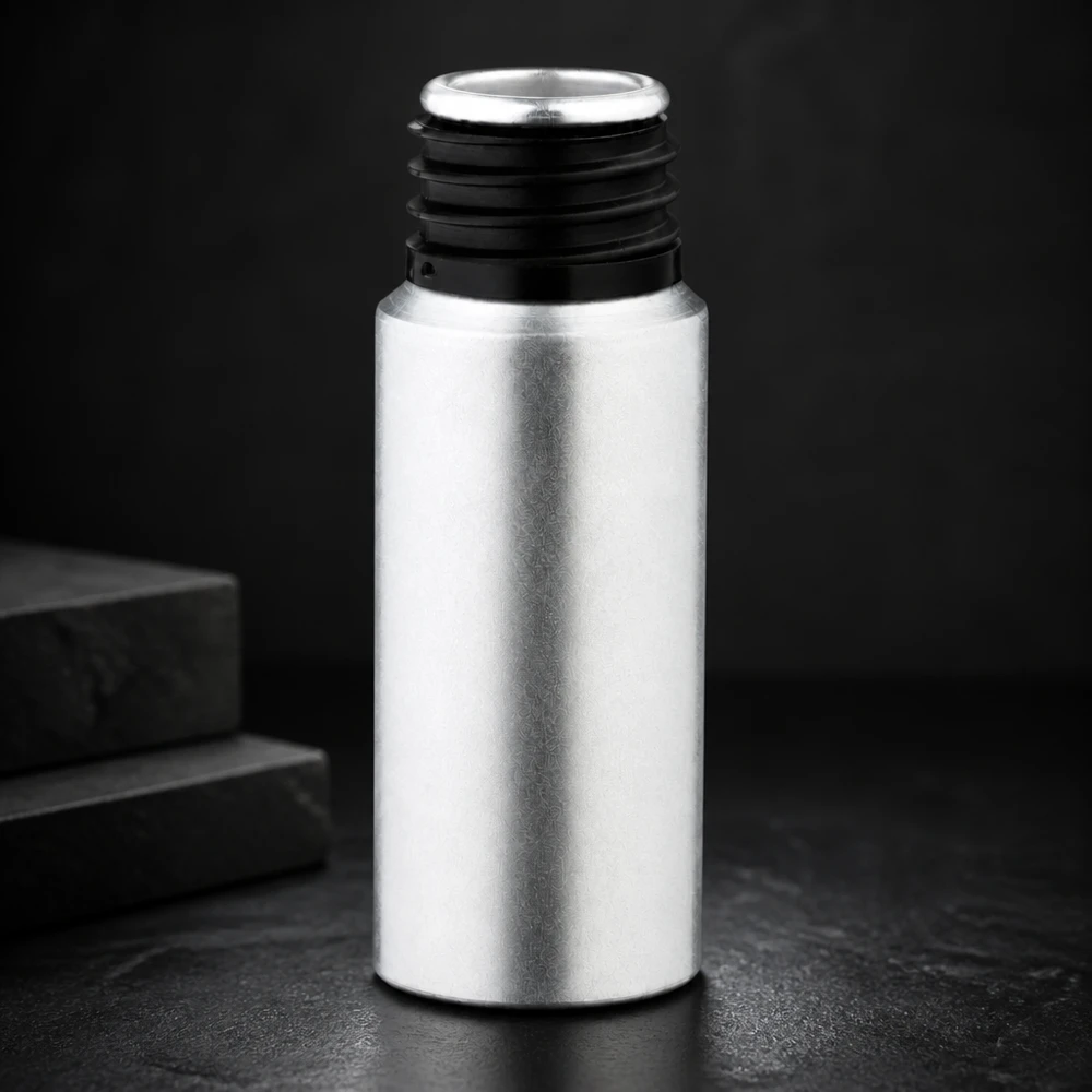 Wiederverwendbare 20ml gebeizte Aluflasche umweltfreundlich und recyclebar