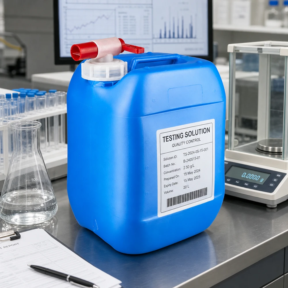 Kanister 10 Liter blau mit Auslaufhahn Tragbarer Kunststoffkanister 10 L blau mit Schraubverschluss und rotem Zapfhahn