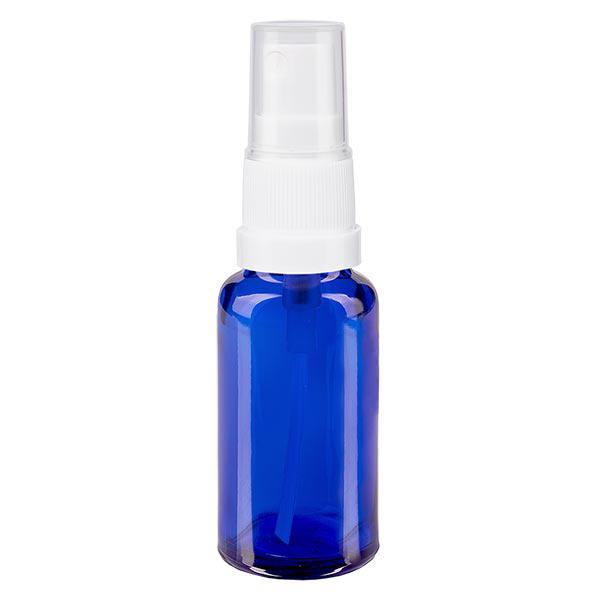 Apothekenflasche blau 20ml Sprayaufsatz weiß Apothekenflasche blau 20ml Sprayaufsatz weiß
