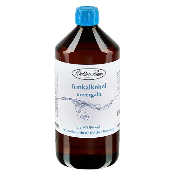1000ml Weingeist (Trinkalkohol) 69.9% Doktor-Klaus