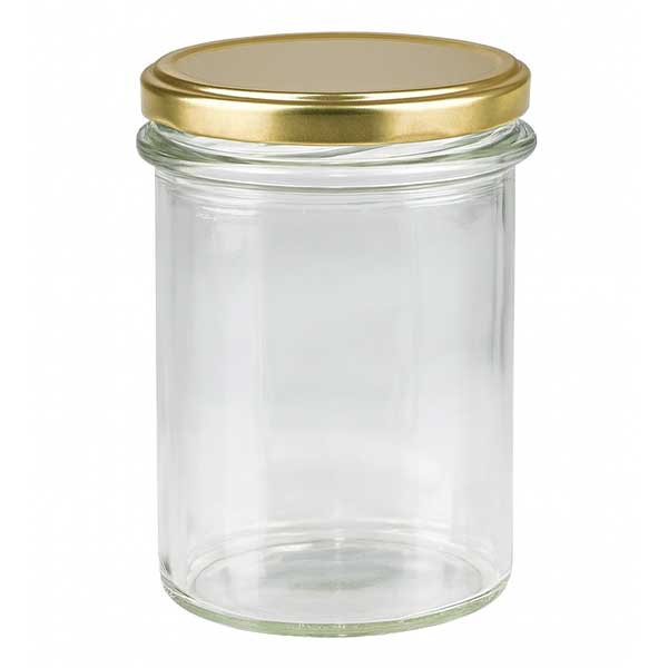 230ml Sturzglas mit BasicSeal Deckel gold UNiTWIST