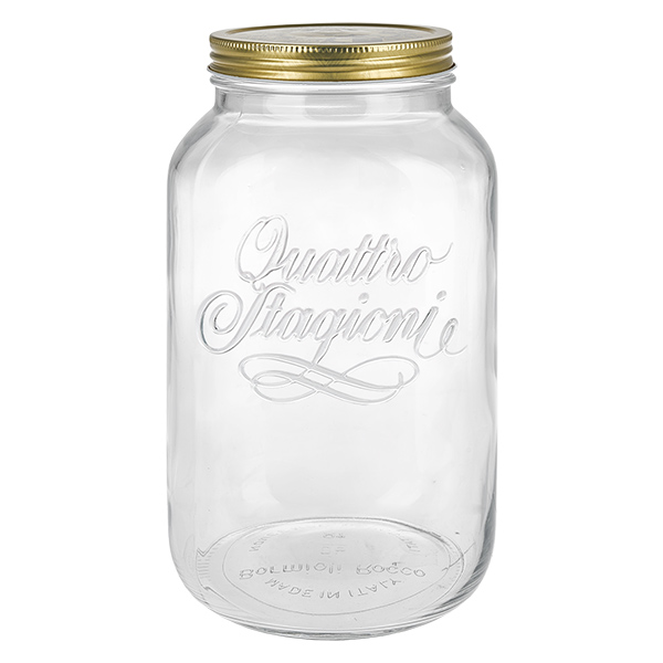 3800ml Rundglas "Quattro Stagioni" mit Deckel