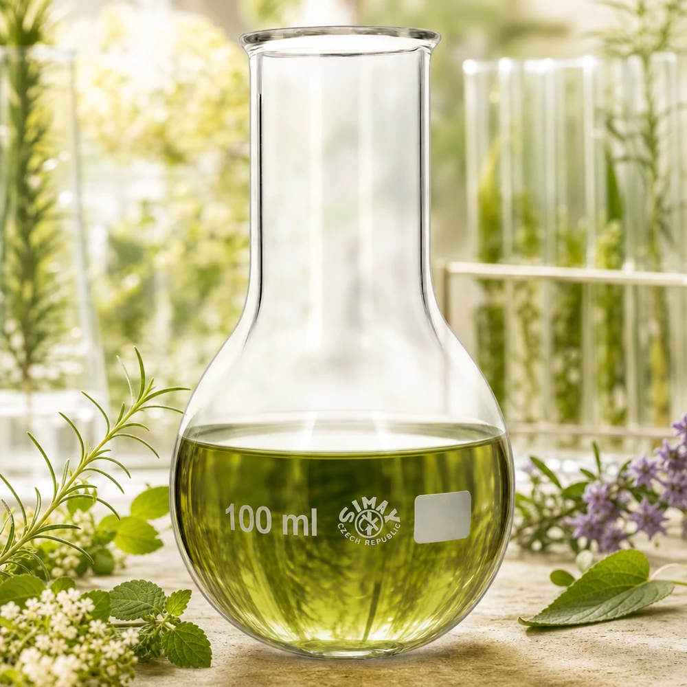 Laborkolben 100ml ideal für Destillation und Extraktion organischer Verbindungen