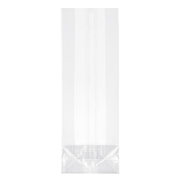 Bodenbeutel mit Siegelnaht (100er Pack) 100x200mm/40µm