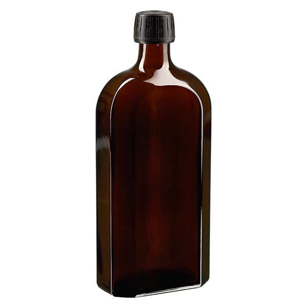 500 ml Meplat braun Schraubverschluss schwarz Originalitätsverschluss EPE-Scheibe 500 ml Meplat braun Schraubverschluss schwarz Originalitätsverschluss EPE-Scheibe