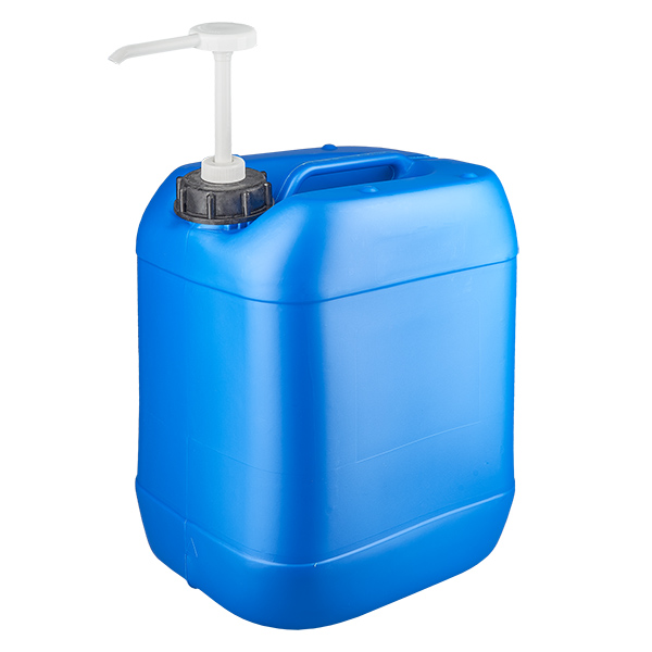 Kanister 20 Liter blau mit Dosierpumpe Kanister 20 Liter blau mit Dosierpumpe
