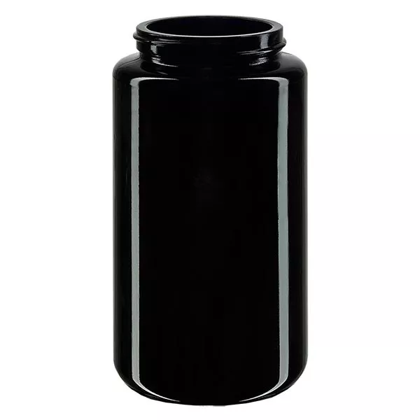Weithalsdose Violettglas 200ml, ohne Deckel