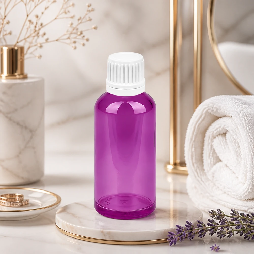50ml Tropfflasche 0.7mm weiss Originalität Schraubverschlusserschluss PurpleLine UT18/50 50ml PurpleLine Tropfbehälter mit ergonomischem Design für einfache Handhabung und Dosierung