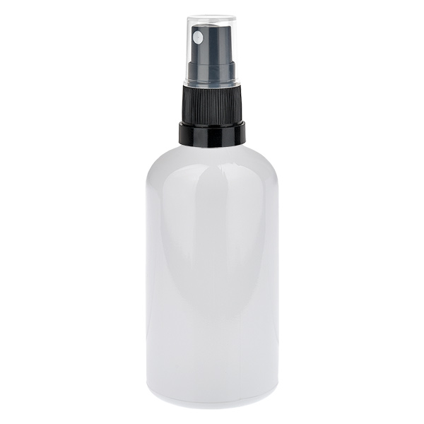 100ml Sprayflasche schwarz/transparent Standardverschluss WhiteLine UT18/100