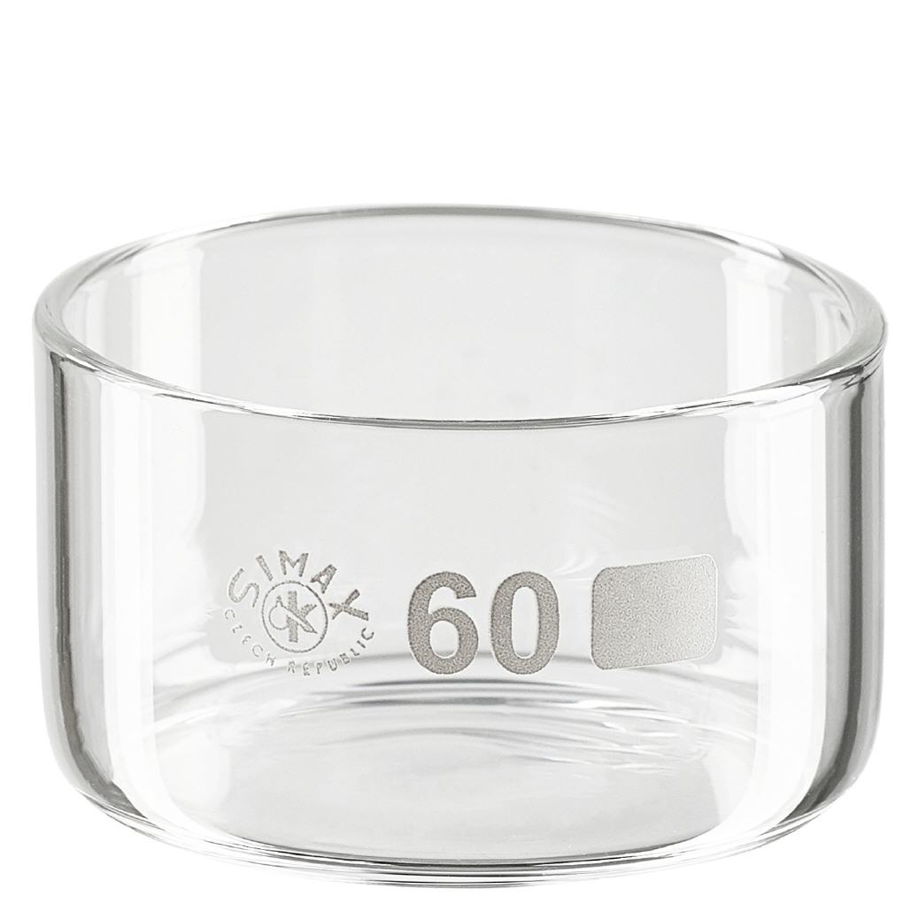 60ml Kristallisierschale ohne Ausguss Borosilikat ø60mm 60ml Kristallisierschale ohne Ausguss Borosilikat ø60mm