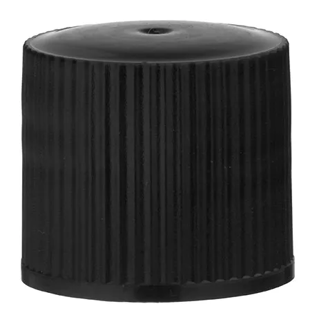 Schraubkappe 16,8x17,2mm, Gew. GL18, PE-Schwarz m. Dichtung Schraubkappe 16,8x17,2mm, Gew. GL18, PE-Schwarz m. Dichtung