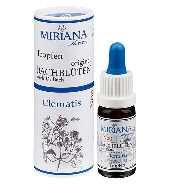 9 Clematis, 10ml Essenz, MirianaFlowers 9 Clematis, 10ml Essenz, MirianaFlowers