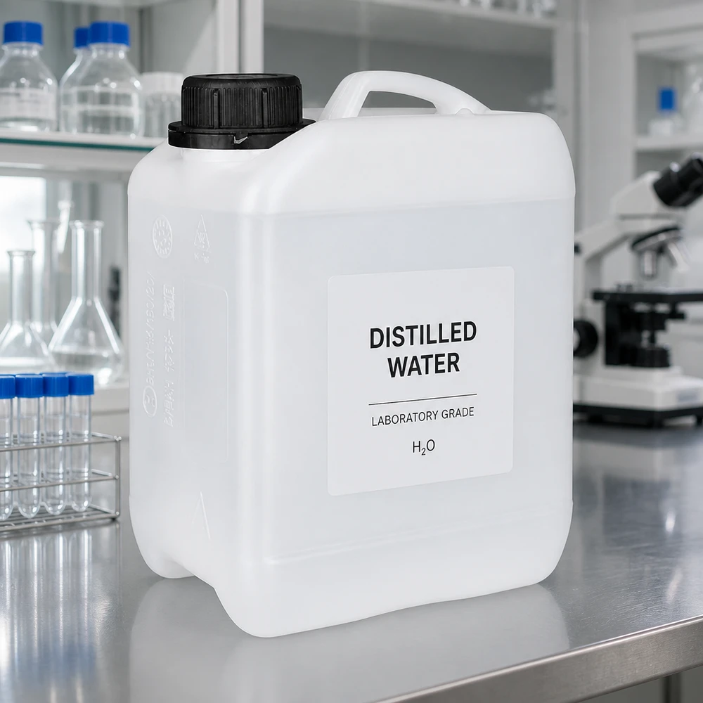 Kanister 2.5 Liter mit Schraubverschluss Originalitätsverschluss 2,5 Liter Kunststoffkanister mit Schraubverschluss für Laboranwendungen und Chemikalien