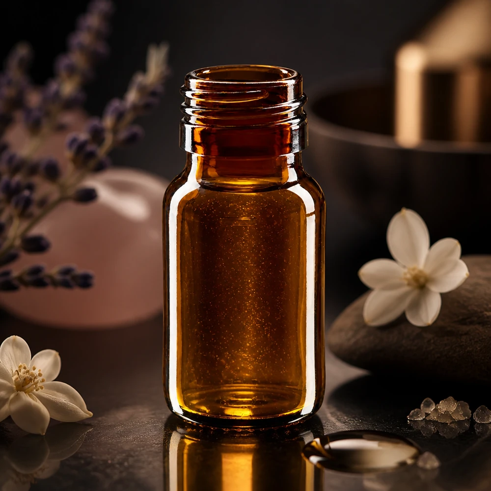 30ml Medizinflasche braun, ohne Verschluss PP28 ApoGlas Zylindrische Medizinflasche 30ml aus dunkelbraunem Glas mit präzisem PP28 Schraubgewinde