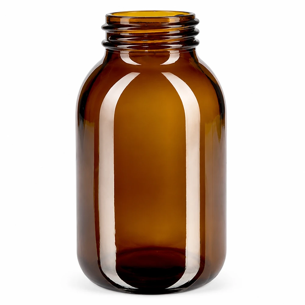 Apothekerflasche 500ml aus hochwertigem Braunglas für Tinkturen und Extrakte