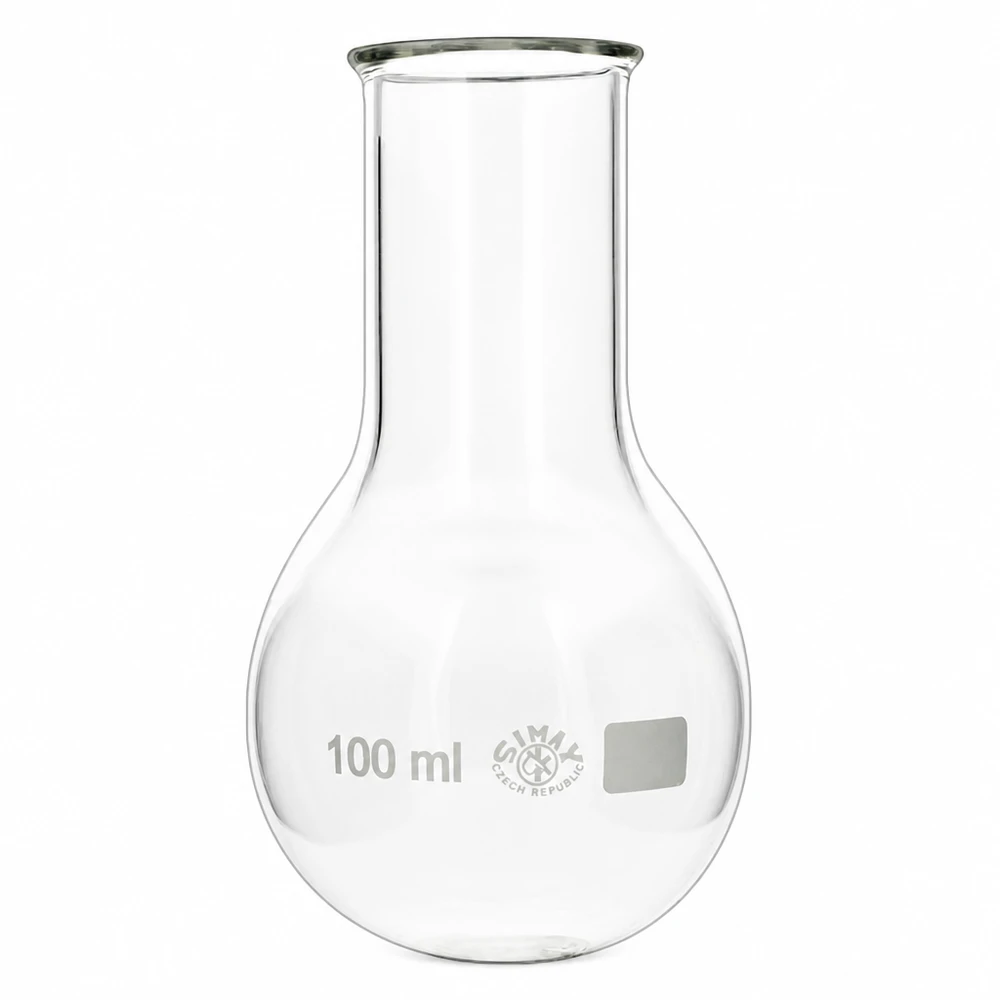 Rundkolben 100ml Weithals 100ml Rundkolben Weithals aus hitzebeständigem Glas für professionelle Labore