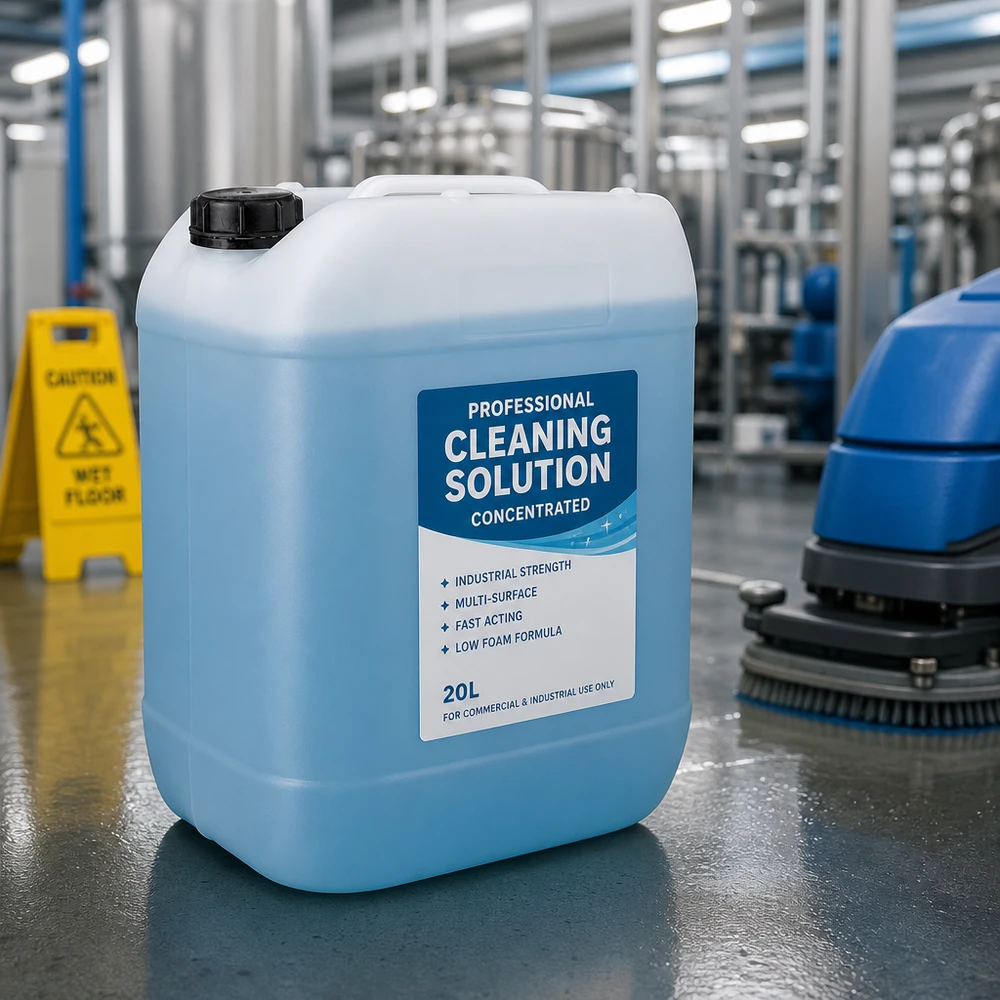 Kanister 20 Liter mit Schraubverschluss Originalitätsverschluss Konzentrierte Reinigungslösung in 20L Kunststoffkanister für gewerblichen Einsatz