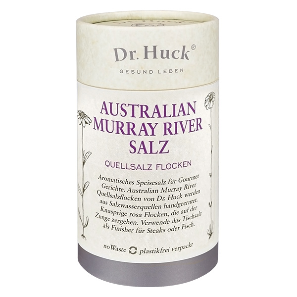 90g Australian Murray River Quellsalzflocken Dr. Huck 90g Australian Murray River Quellsalzflocken Dr. Huck