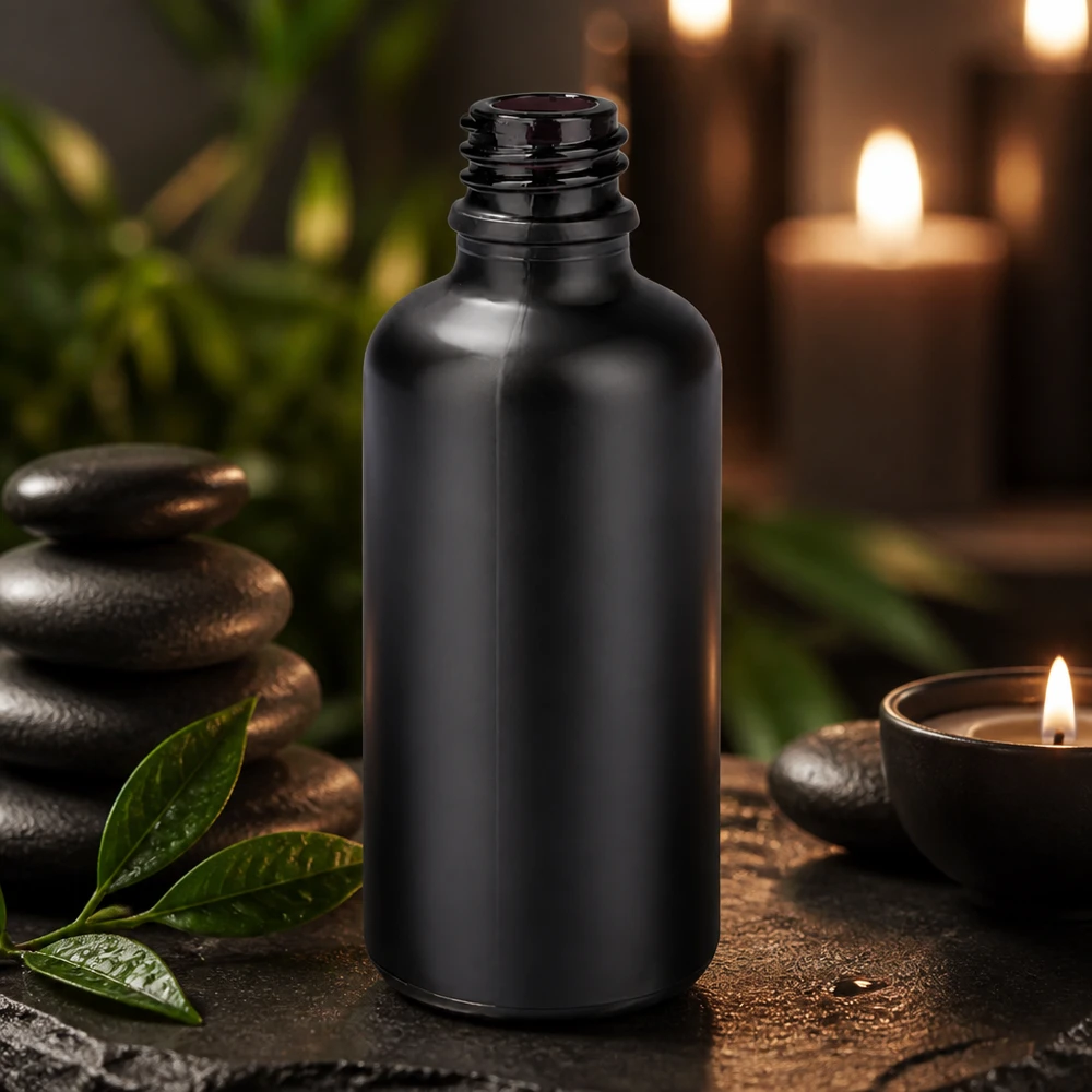 50ml Apothekerflasche BlackLine UT18/50 UNiTWIST Kompakte 50ml Apothekerflasche BlackLine UT18/50 UNiTWIST ideal für mobile Beauty Anwendungen
