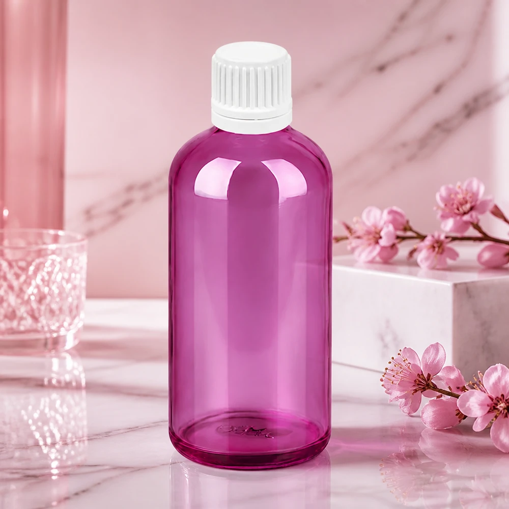 100ml Tropfflasche 0.7mm weiss Originalität Schraubverschlusserschluss PurpleLine UT18/100 Ergonomische violette Tropfflasche 100ml mit kindersicherem Verschluss für Haushalt und Labor